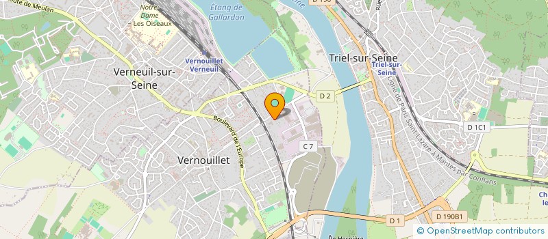 localisation de l'entreprise SCI FARAY  VERNOUILLET