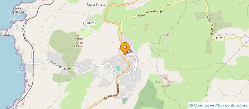 localisation de l'entreprise SCI FARE à LUMIO