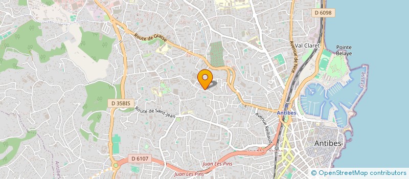 localisation de l'entreprise SCI FARE à ANTIBES
