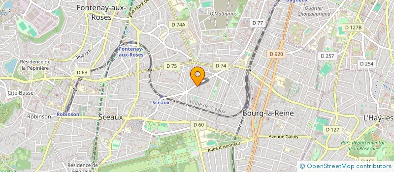 localisation de l'entreprise SCI FARE THINA à SCEAUX