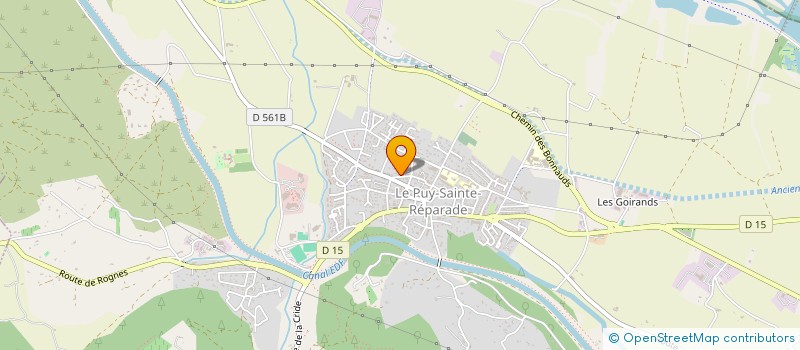 localisation de l'entreprise SCI FAREANI  LE PUY-SAINTE-REPARADE