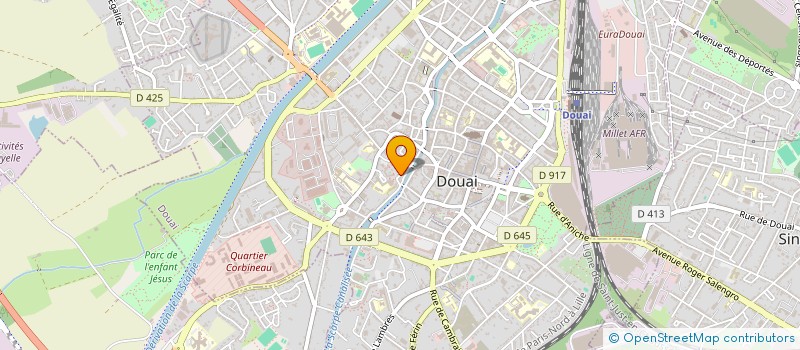localisation de l'entreprise SCI FAREGOSSART à DOUAI
