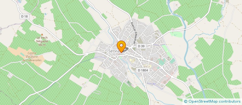 localisation de l'entreprise SCI FARELS  SERVIAN