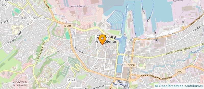 localisation de l'entreprise SCI FAREMANU à CHERBOURG-EN-COTENTIN