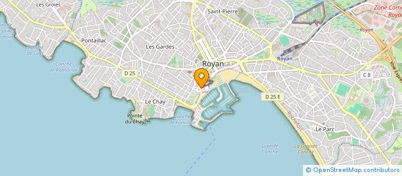 localisation de l'entreprise SCI FARES  ROYAN