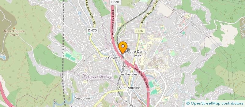 localisation de l'entreprise SCI FARES à MARSEILLE