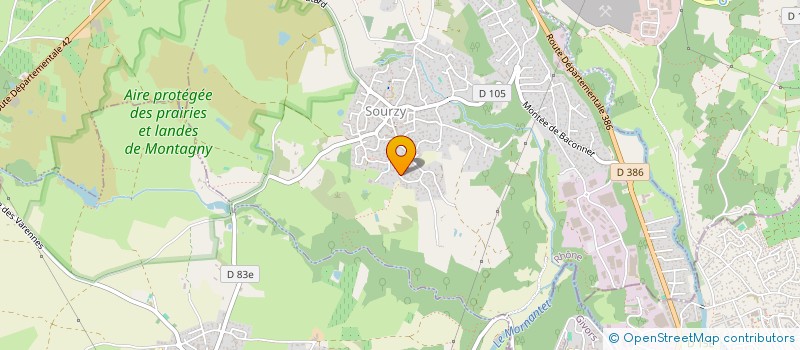 localisation de l'entreprise SCI FAREY INVESTIMMO  MONTAGNY