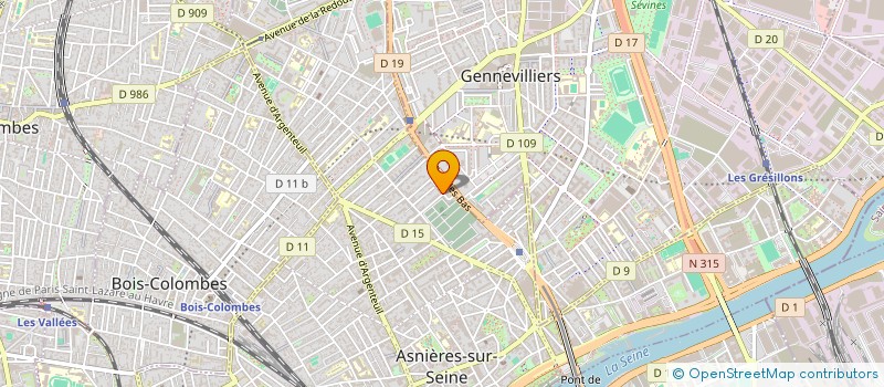 localisation de l'entreprise SCI FAREZ-GRIM à ASNIERES-SUR-SEINE