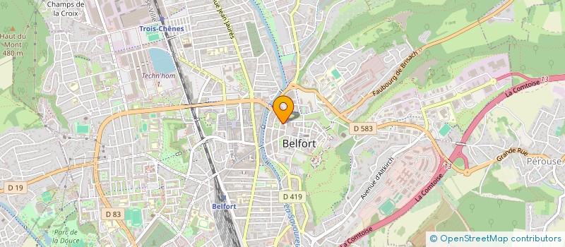 localisation de l'entreprise SCI FARFADETTE à BELFORT