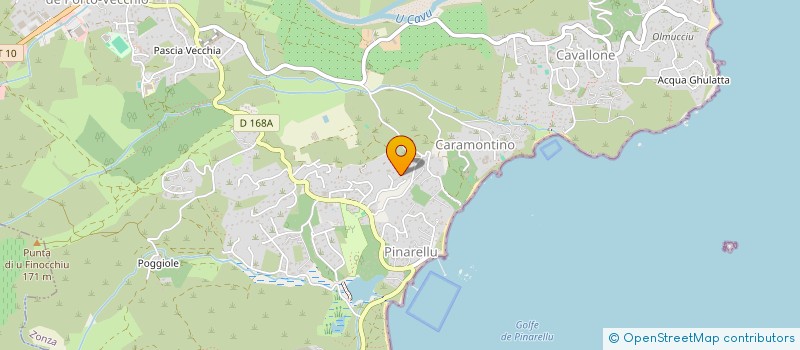 localisation de l'entreprise SCI FARFALLE  ZONZA