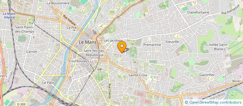 localisation de l'entreprise SCI FARGEC  LE MANS