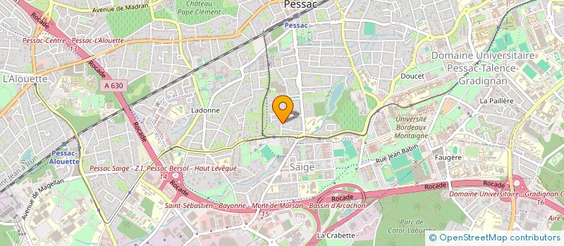 localisation de l'entreprise SCI FARGEOT  PESSAC