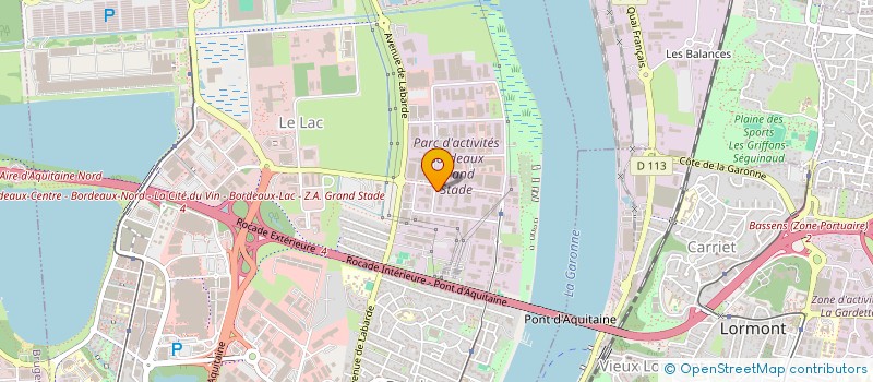 localisation de l'entreprise SCI FARGEOT IMMOBILIER  BORDEAUX