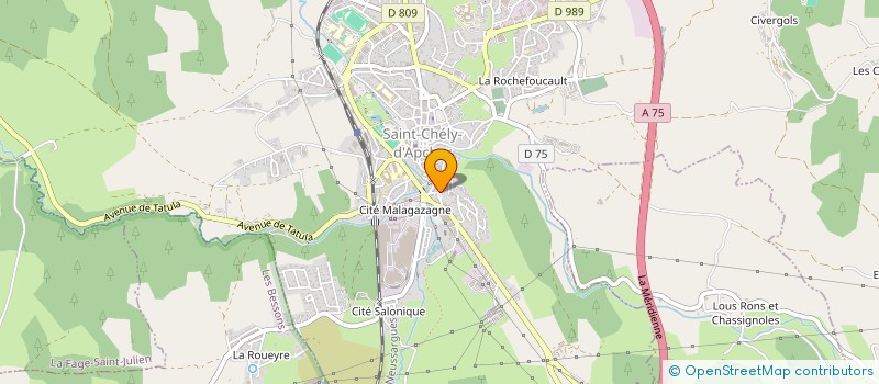 localisation de l'entreprise SCI FARGES  SAINT-CHELY-D'APCHER