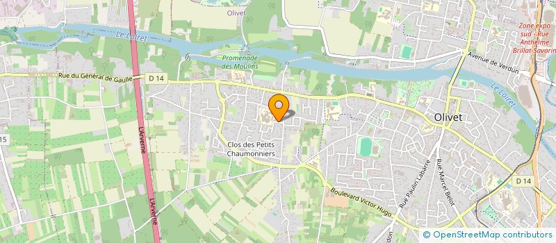 localisation de l'entreprise SCI FARGH à OLIVET