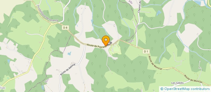 localisation de l'entreprise SCI FARGOGNE  PUYGAILLARD-DE-QUERCY