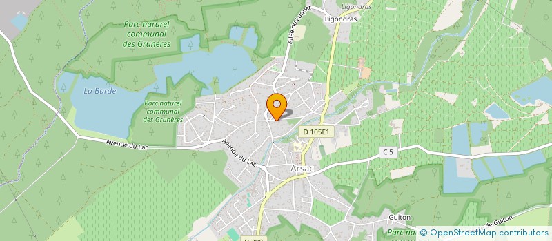 localisation de l'entreprise SCI FARGUEINVEST  ARSAC