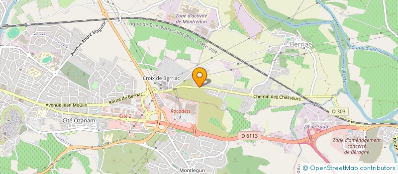 localisation de l'entreprise SCI FARGUES-CANOVAS  BERRIAC