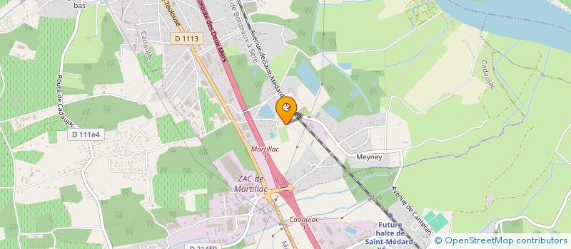 localisation de l'entreprise SCI FARGUES- LGVE  CADAUJAC