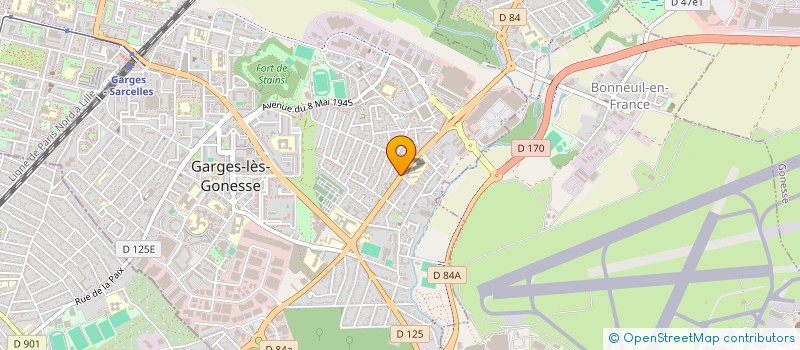 localisation de l'entreprise SCI FARHAT ET FILS à GARGES-LES-GONESSE