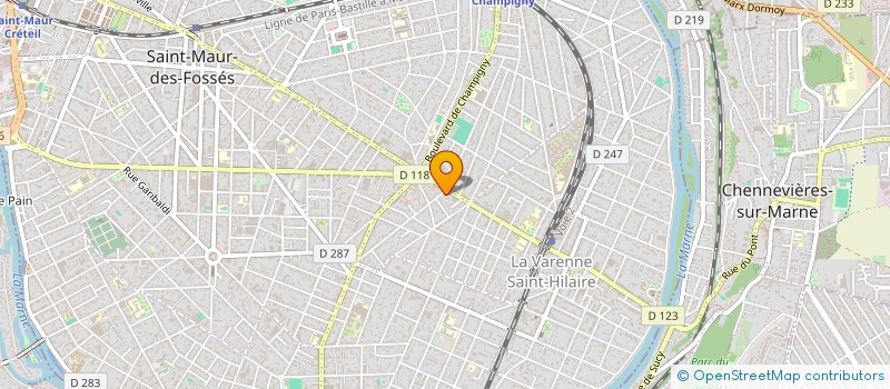 localisation de l'entreprise SCI FARIA à SAINT-MAUR-DES-FOSSES