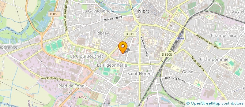 localisation de l'entreprise SCI FARIJO à NIORT