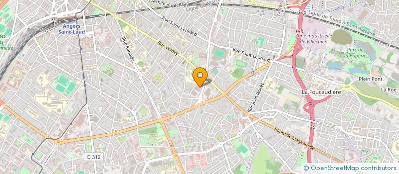 localisation de l'entreprise SCI FARIO à ANGERS