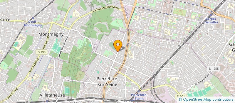 localisation de l'entreprise SCI FARIS à PIERREFITTE-SUR-SEINE