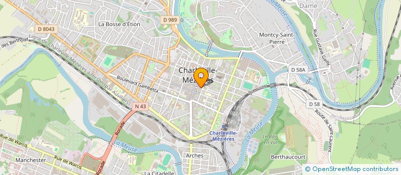 localisation de l'entreprise SCI FARISSI  CHARLEVILLE-MEZIERES