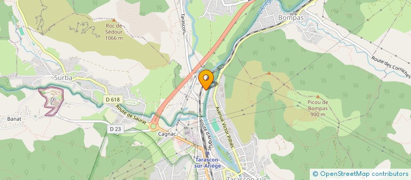 localisation de l'entreprise SCI FARLA à ARIGNAC
