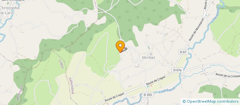 localisation de l'entreprise SCI FARLET  VALHERBASSE