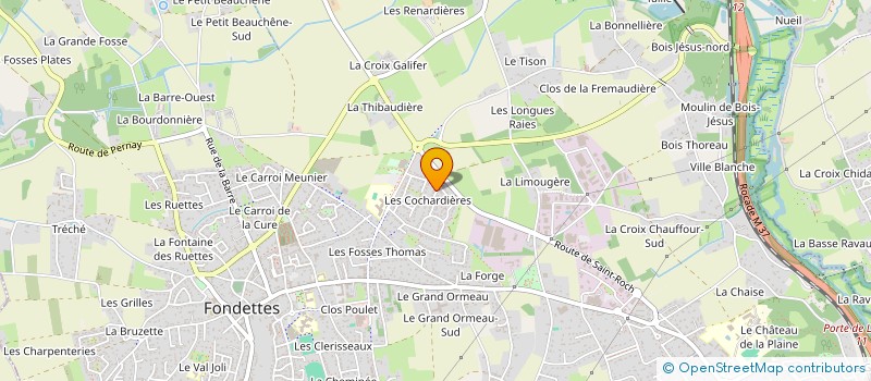 localisation de l'entreprise SCI FARM à FONDETTES