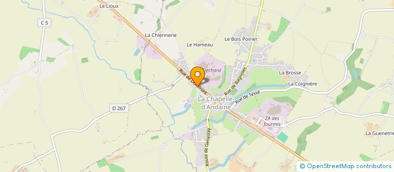 localisation de l'entreprise SCI FARM à RIVES D'ANDAINE
