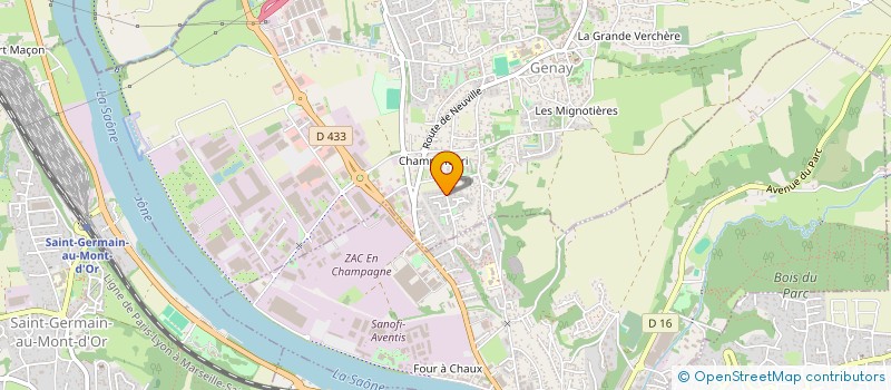 localisation de l'entreprise SCI FARM  GENAY