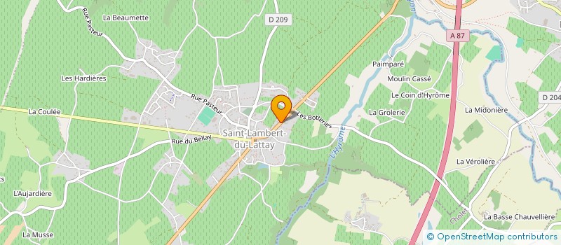 localisation de l'entreprise SCI FARMY  VAL-DU-LAYON