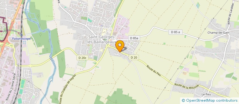 localisation de l'entreprise SCI FARNIENTE  SAINT-GEORGES-LES-BAILLARGEAUX