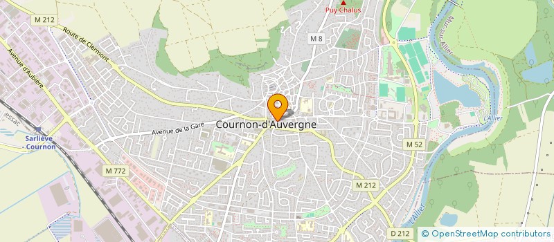 localisation de l'entreprise SCI FARNOUX  COURNON-D'AUVERGNE