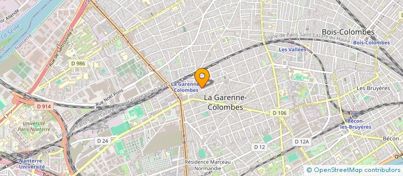 localisation de l'entreprise SCI FARO à LA GARENNE-COLOMBES