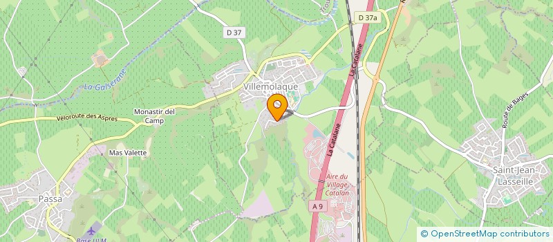 localisation de l'entreprise SCI FARO  VILLEMOLAQUE