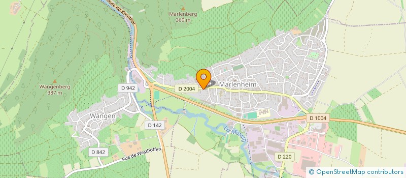 localisation de l'entreprise SCI FARO  MARLENHEIM