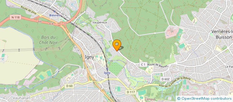 localisation de l'entreprise SCI FAROLVERT à VERRIERES-LE-BUISSON