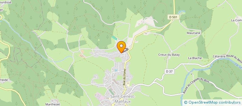 localisation de l'entreprise SCI FAROMA  LE BESSAT