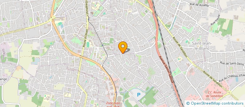 localisation de l'entreprise SCI FAROMA à ORLEANS