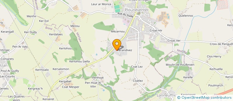 localisation de l'entreprise SCI FAROMA  PLOUNEVENTER