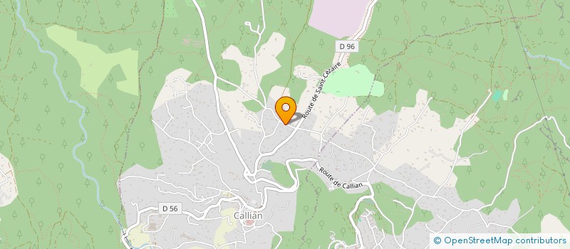 localisation de l'entreprise SCI FARON  CALLIAN