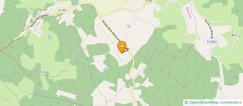 localisation de l'entreprise SCI FAROUDJA-DEVEAUX  NONTRON