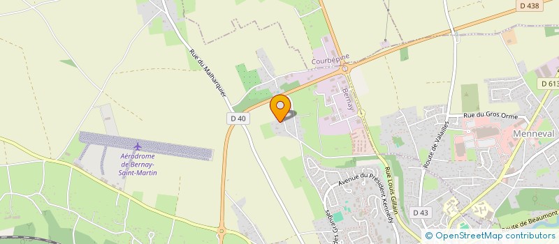 localisation de l'entreprise SCI FAROVAL  BERNAY