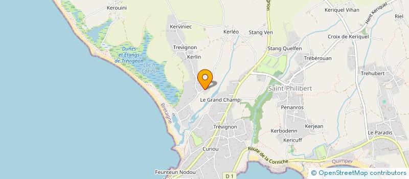 localisation de l'entreprise SCI FARQUHARSON  TREGUNC