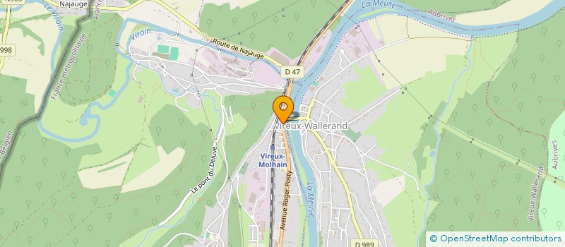 localisation de l'entreprise SCI FARSA  VIREUX-MOLHAIN