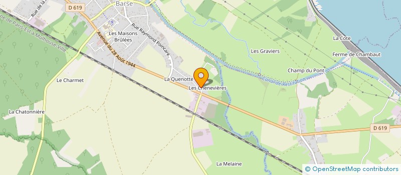 localisation de l'entreprise SCI FARVIER à LUSIGNY-SUR-BARSE